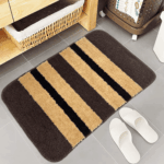 Anti-Skid Bathmat in Coffee, Black & Beige | 1000 GSM Doormat – Shyam Textile