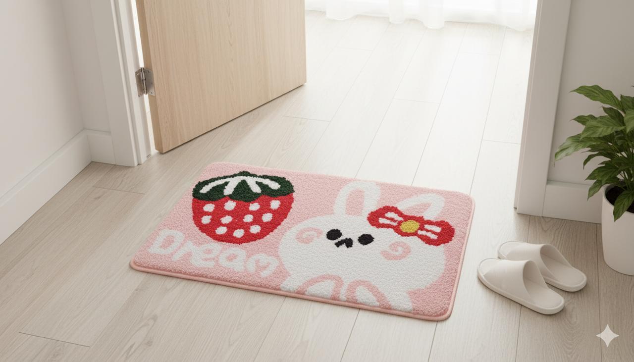 Girls Bathroom Bath Mat Collection