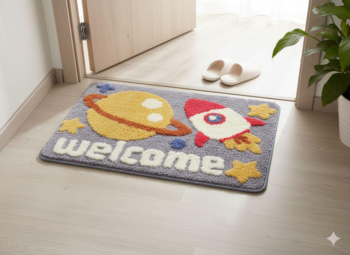 Shyam Textile Boys Bathroom Bathmat Collection